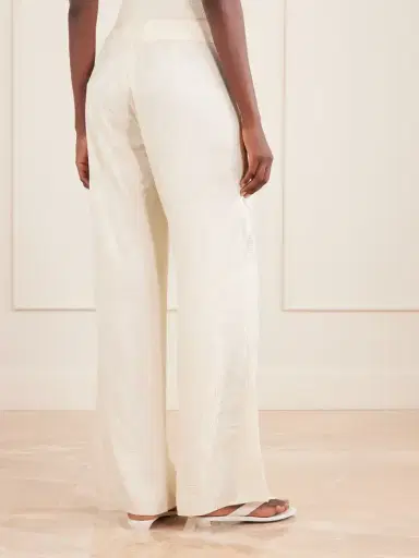 Johanna Ortiz Laidback Energy Satin-jacquard Flared Pants | Thumbnail 3 Johanna Ortiz Laidback Energy Satin-jacquard Flared Pants | Thumbnail 3