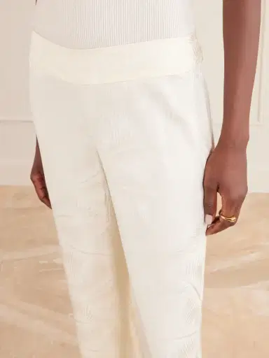 Johanna Ortiz Laidback Energy Satin-jacquard Flared Pants | Thumbnail 4 Johanna Ortiz Laidback Energy Satin-jacquard Flared Pants | Thumbnail 4