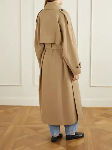 RÓHE Classic Double-breasted Gabardine Trench Coat | Thumbnail 4 RÓHE Classic Double-breasted Gabardine Trench Coat | Thumbnail 4