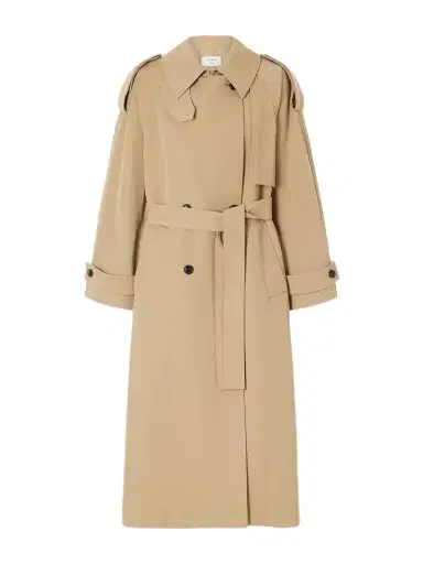 RÓHE Classic Double-breasted Gabardine Trench Coat | Thumbnail 1 RÓHE Classic Double-breasted Gabardine Trench Coat | Thumbnail 1