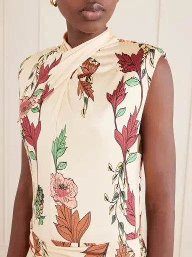 Johanna Ortiz Hibiscus Compass Floral-print Satin Maxi Dress | Thumbnail 4 Johanna Ortiz Hibiscus Compass Floral-print Satin Maxi Dress | Thumbnail 4