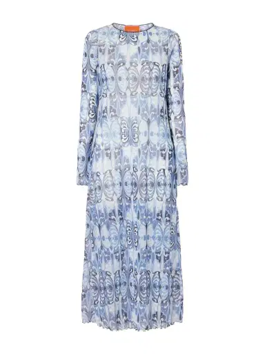 La DoubleJ Slinky Swing Printed Chiffon Midi Dress | Thumbnail 1 La DoubleJ Slinky Swing Printed Chiffon Midi Dress | Thumbnail 1