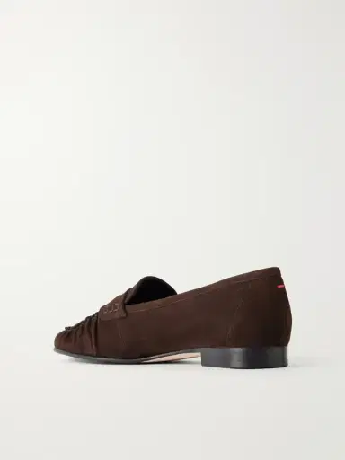 aeyde Aldous Suede Penny Loafers | Thumbnail 3 aeyde Aldous Suede Penny Loafers | Thumbnail 3