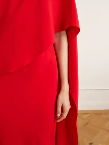 Heirlome Clementine Draped Silk-crepe Maxi Dress | Thumbnail 4 Heirlome Clementine Draped Silk-crepe Maxi Dress | Thumbnail 4