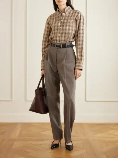 RÓHE Daria Wool-blend Tapered Pants | Thumbnail 2 RÓHE Daria Wool-blend Tapered Pants | Thumbnail 2