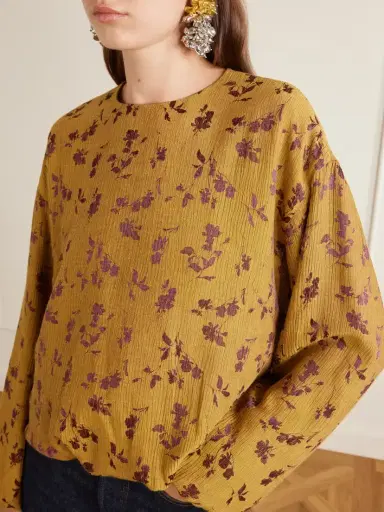 Dries Van Noten Floral-jacquard Cloqué Blouse | Thumbnail 5 Dries Van Noten Floral-jacquard Cloqué Blouse | Thumbnail 5