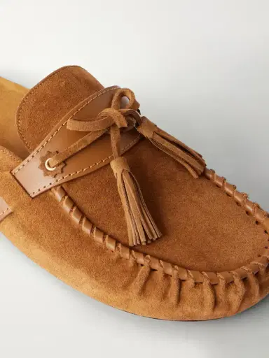 Isabel Marant Malvin Tasseled Leather-trimmed Suede Mules | Thumbnail 5 Isabel Marant Malvin Tasseled Leather-trimmed Suede Mules | Thumbnail 5