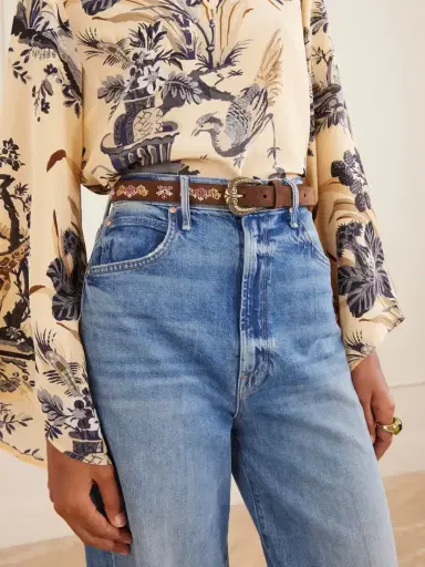 Etro Beaded Suede Belt | Thumbnail 2 Etro Beaded Suede Belt | Thumbnail 2