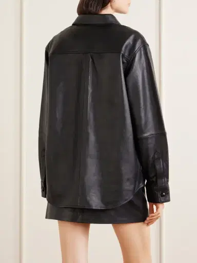Blazé Milano Berber Leather Shirt | Thumbnail 3 Blazé Milano Berber Leather Shirt | Thumbnail 3