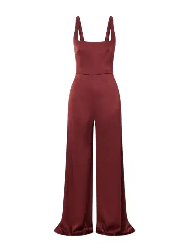 Galvan Geneva Sunrise Satin Jumpsuit | Thumbnail 1 Galvan Geneva Sunrise Satin Jumpsuit | Thumbnail 1