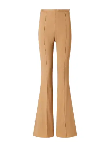 Taller Marmo Mae Crepe-cady High-waisted Flared Pants | Thumbnail 1 Taller Marmo Mae Crepe-cady High-waisted Flared Pants | Thumbnail 1