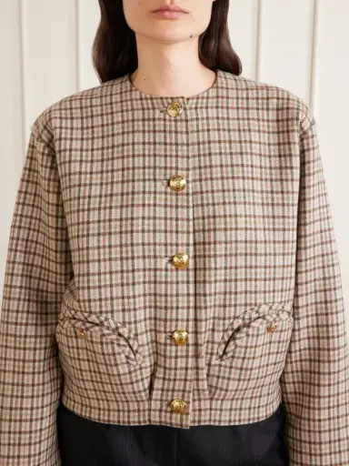 Blazé Milano Altai Checked Wool And Cashmere-blend Jacket | Thumbnail 5 Blazé Milano Altai Checked Wool And Cashmere-blend Jacket | Thumbnail 5