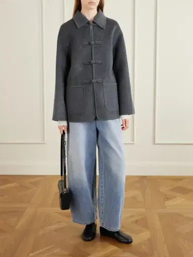 RÓHE Brushed Wool And Cashmere-blend Jacket | Thumbnail 2 RÓHE Brushed Wool And Cashmere-blend Jacket | Thumbnail 2