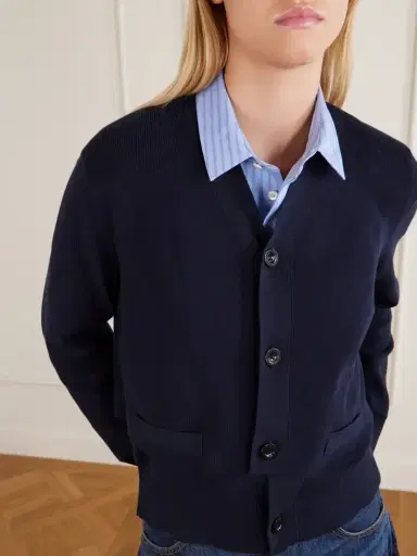 Sacai Cotton-poplin Cardigan | Thumbnail 4 Sacai Cotton-poplin Cardigan | Thumbnail 4