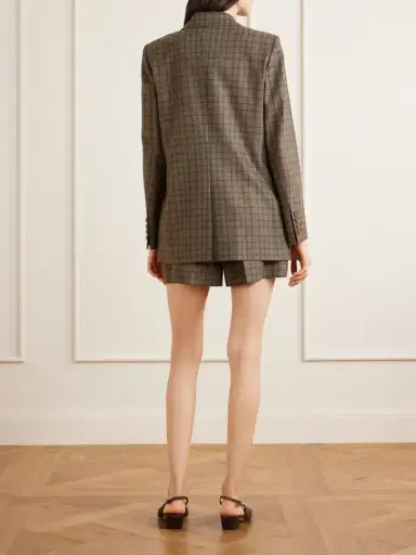 Blazé Milano Everyday Checked Wool And Cashmere-blend Jacket | Thumbnail 3 Blazé Milano Everyday Checked Wool And Cashmere-blend Jacket | Thumbnail 3