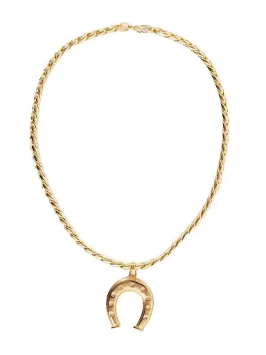 Martha Calvo Wish Me Luck Gold-tone Necklace | Thumbnail 1 Martha Calvo Wish Me Luck Gold-tone Necklace | Thumbnail 1