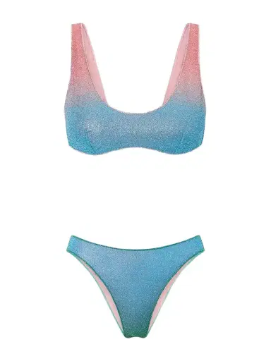 Oséree Lumière Metallic Lurex Bikini | Thumbnail 1 Oséree Lumière Metallic Lurex Bikini | Thumbnail 1