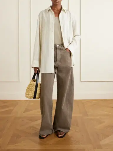 ssstein Deformation High-rise Wide-leg Jeans | Thumbnail 2 ssstein Deformation High-rise Wide-leg Jeans | Thumbnail 2
