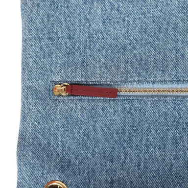 Chanel Chanel Maxi "Souplissimo" Large Flap Bag Blue Denim Gold Hardware | Thumbnail 8 Chanel Chanel Maxi "Souplissimo" Large Flap Bag Blue Denim Gold Hardware | Thumbnail 8