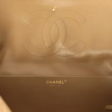 Chanel Chanel Maxi "Souplissimo" Large Flap Bag Dark Beige Suede Gold Hardware | Thumbnail 11 Chanel Chanel Maxi "Souplissimo" Large Flap Bag Dark Beige Suede Gold Hardware | Thumbnail 11