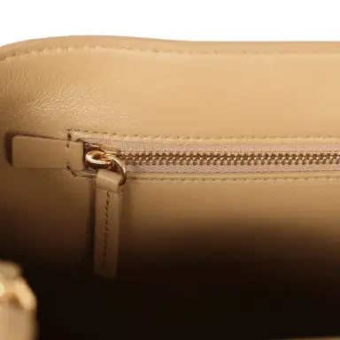 Chanel Chanel Maxi "Souplissimo" Large Flap Bag Dark Beige Suede Gold Hardware | Thumbnail 10 Chanel Chanel Maxi "Souplissimo" Large Flap Bag Dark Beige Suede Gold Hardware | Thumbnail 10