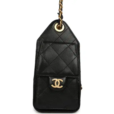 Chanel Chanel Mini 25 Hobo Bag Black Caviar Antique Gold Hardware | Thumbnail 3 Chanel Chanel Mini 25 Hobo Bag Black Caviar Antique Gold Hardware | Thumbnail 3