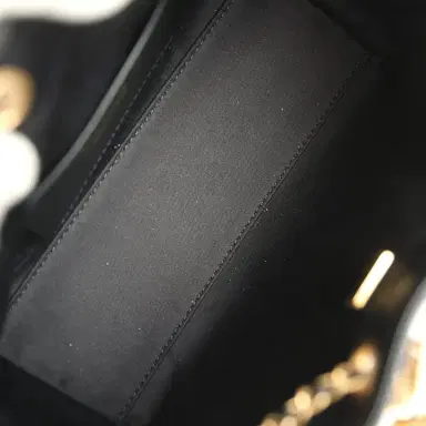 Chanel Chanel Mini 25 Hobo Bag Black Caviar Antique Gold Hardware | Thumbnail 8 Chanel Chanel Mini 25 Hobo Bag Black Caviar Antique Gold Hardware | Thumbnail 8