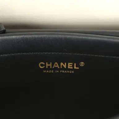 Chanel Chanel Small "Urban Essential" East West Shopping Tote Black Calfskin and Blue Denim Gold Hardware | Thumbnail 10 Chanel Chanel Small "Urban Essential" East West Shopping Tote Black Calfskin and Blue Denim Gold Hardware | Thumbnail 10