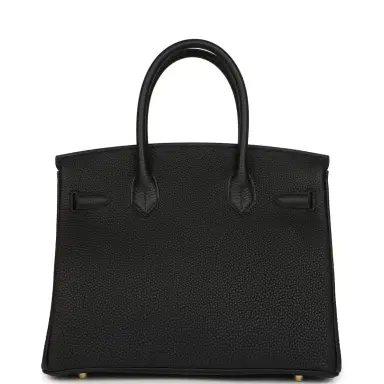 HERMÈS Hermes Birkin 30 Black Togo Gold Hardware | Thumbnail 4 HERMÈS Hermes Birkin 30 Black Togo Gold Hardware | Thumbnail 4