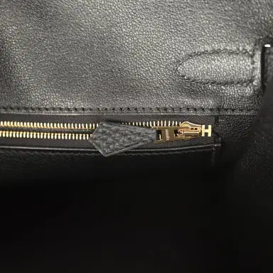HERMÈS Hermes Birkin 30 Black Togo Gold Hardware | Thumbnail 9 HERMÈS Hermes Birkin 30 Black Togo Gold Hardware | Thumbnail 9