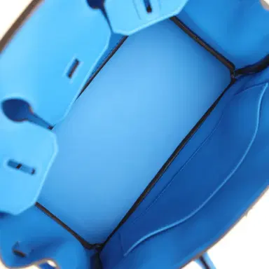 HERMÈS Hermes Colormatic Birkin 30 Bleu Hydra Swift Palladium Hardware | Thumbnail 9 HERMÈS Hermes Colormatic Birkin 30 Bleu Hydra Swift Palladium Hardware | Thumbnail 9