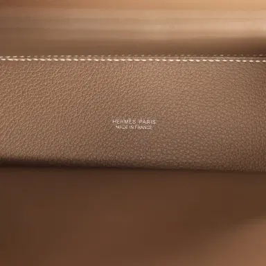 HERMÈS Hermes Kelly Danse Etoupe Evercolor Palladium Hardware | Thumbnail 9 HERMÈS Hermes Kelly Danse Etoupe Evercolor Palladium Hardware | Thumbnail 9