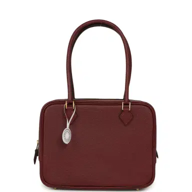 HERMÈS Hermes Mini Plume 21 Bag Rouge H Chèvre Gold Hardware | Thumbnail 4 HERMÈS Hermes Mini Plume 21 Bag Rouge H Chèvre Gold Hardware | Thumbnail 4