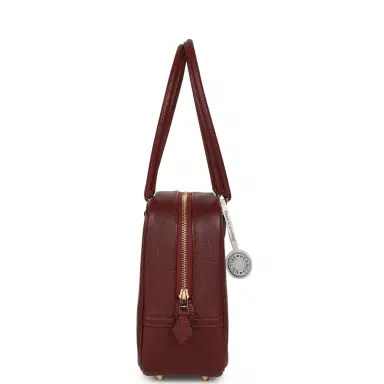 HERMÈS Hermes Mini Plume 21 Bag Rouge H Chèvre Gold Hardware | Thumbnail 6 HERMÈS Hermes Mini Plume 21 Bag Rouge H Chèvre Gold Hardware | Thumbnail 6