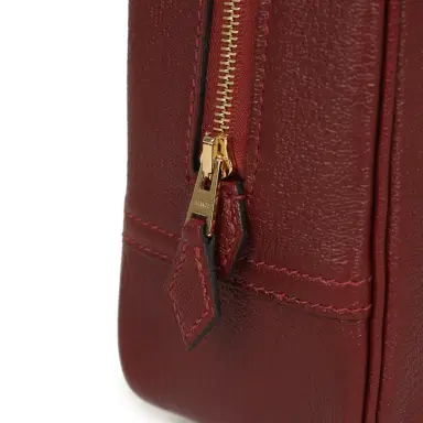HERMÈS Hermes Mini Plume 21 Bag Rouge H Chèvre Gold Hardware | Thumbnail 8 HERMÈS Hermes Mini Plume 21 Bag Rouge H Chèvre Gold Hardware | Thumbnail 8
