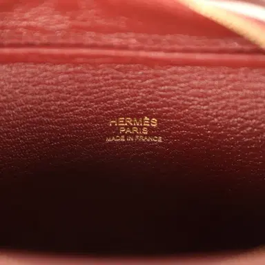 HERMÈS Hermes Mini Plume 21 Bag Rouge H Chèvre Gold Hardware | Thumbnail 10 HERMÈS Hermes Mini Plume 21 Bag Rouge H Chèvre Gold Hardware | Thumbnail 10