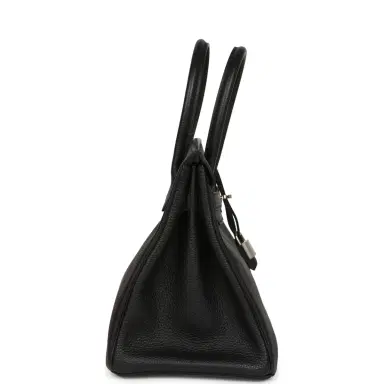 HERMÈS Pre-owned Hermes Birkin 30 Black Togo Palladium Hardware | Thumbnail 3 HERMÈS Pre-owned Hermes Birkin 30 Black Togo Palladium Hardware | Thumbnail 3