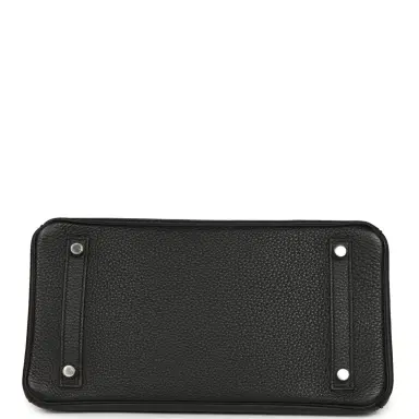 HERMÈS Pre-owned Hermes Birkin 30 Black Togo Palladium Hardware | Thumbnail 6 HERMÈS Pre-owned Hermes Birkin 30 Black Togo Palladium Hardware | Thumbnail 6