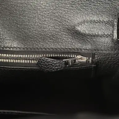 HERMÈS Pre-owned Hermes Birkin 30 Black Togo Palladium Hardware | Thumbnail 9 HERMÈS Pre-owned Hermes Birkin 30 Black Togo Palladium Hardware | Thumbnail 9