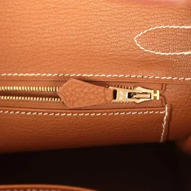 HERMÈS Pre-owned Hermes Birkin 30 Gold Togo Gold Hardware | Thumbnail 9 HERMÈS Pre-owned Hermes Birkin 30 Gold Togo Gold Hardware | Thumbnail 9