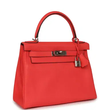 HERMÈS Pre-owned Hermes Kelly Retourne 28 Rose Texas Clemence Gold Hardware | Thumbnail 2 HERMÈS Pre-owned Hermes Kelly Retourne 28 Rose Texas Clemence Gold Hardware | Thumbnail 2