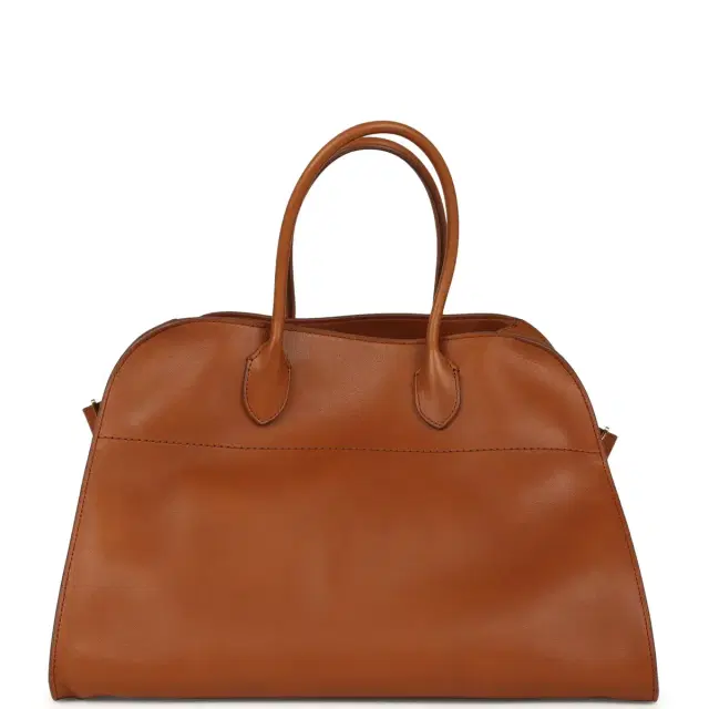 The Row Soft Margaux 15 Bag Cuir Saddle Leather Gold Hardware The Row Soft Margaux 15 Bag Cuir Saddle Leather Gold Hardware