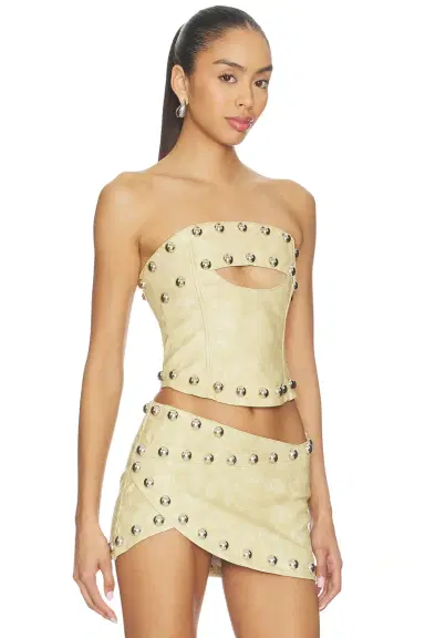 Jaded London Corset With Oversized Studs | Thumbnail 2 Jaded London Corset With Oversized Studs | Thumbnail 2
