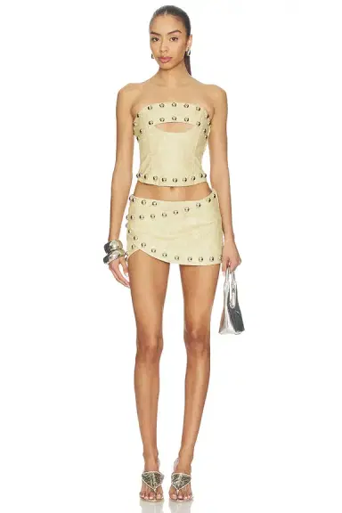 Jaded London Corset With Oversized Studs | Thumbnail 4 Jaded London Corset With Oversized Studs | Thumbnail 4