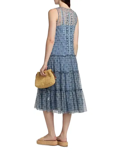 Johnny Was Women's Dorotea Izumi Print Midi Dress - Izumi - Size XL | Thumbnail 5 Johnny Was Women's Dorotea Izumi Print Midi Dress - Izumi - Size XL | Thumbnail 5