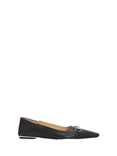 Gucci Women's Vittoria Leather Ballet Flats - Nero - Size 10.5 | Thumbnail 1 Gucci Women's Vittoria Leather Ballet Flats - Nero - Size 10.5 | Thumbnail 1