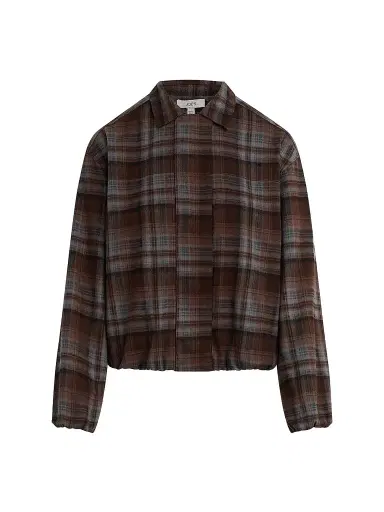 Joe's Jeans Women's The Bella Plaid Bomber Jacket | Thumbnail 1 Joe's Jeans Women's The Bella Plaid Bomber Jacket | Thumbnail 1