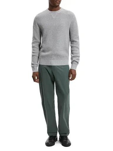 Theory Men's Myhlo Cotton Crewneck Sweater | Thumbnail 2 Theory Men's Myhlo Cotton Crewneck Sweater | Thumbnail 2