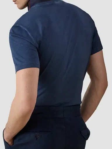 Ralph Lauren Purple Label Men's Garment-Dyed Cotton Pocket T-Shirt | Thumbnail 3 Ralph Lauren Purple Label Men's Garment-Dyed Cotton Pocket T-Shirt | Thumbnail 3