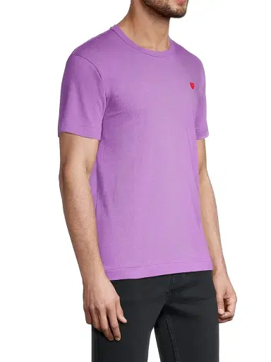 Comme des Garçons PLAY Men Small Heart Crewneck T-Shirt | Thumbnail 4 Comme des Garçons PLAY Men Small Heart Crewneck T-Shirt | Thumbnail 4